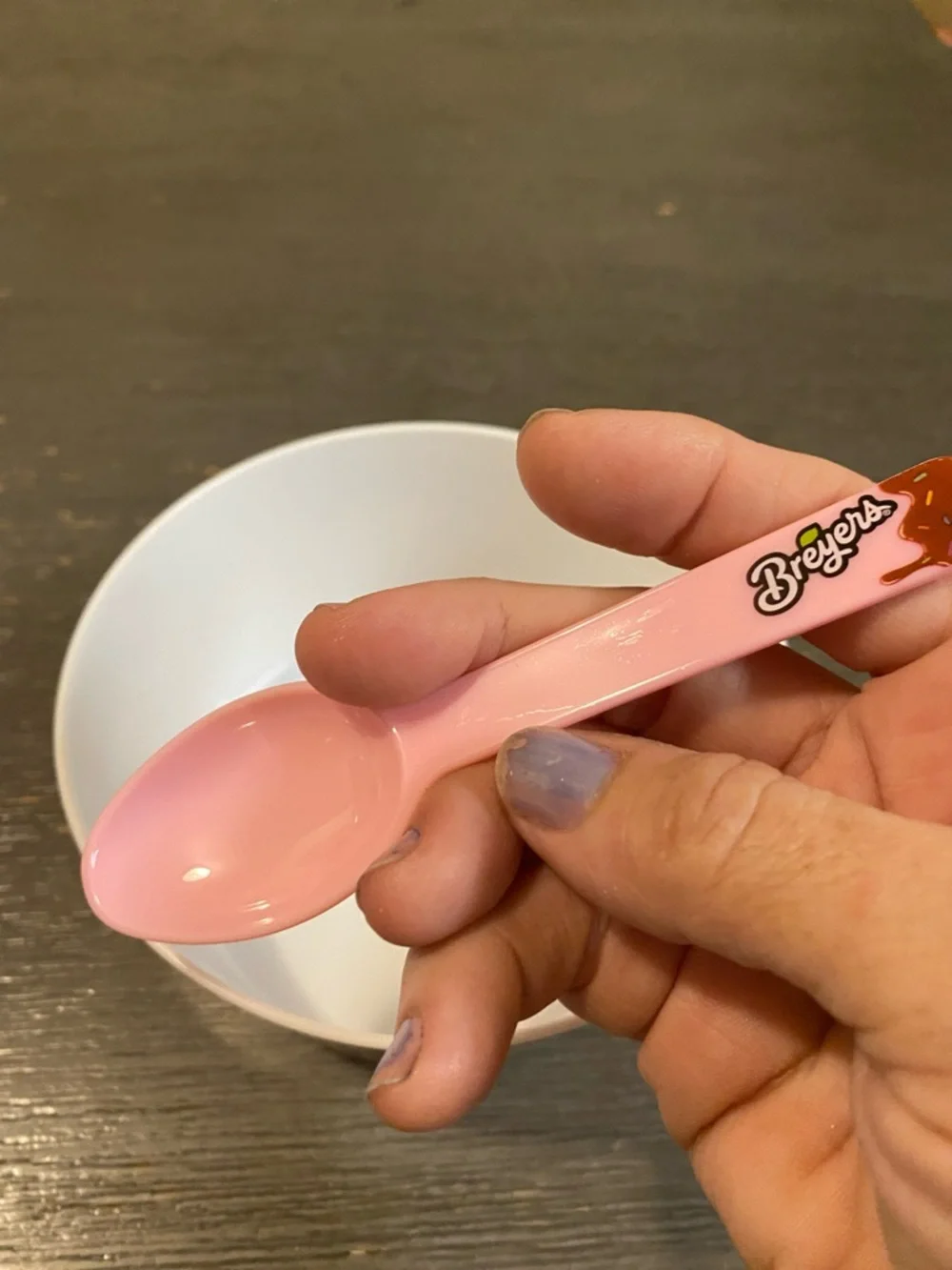 Breyers Ice Cream Bowl & Spoon Set — Set of 2)